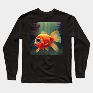 Cute Goldfish Long Sleeve T-Shirt